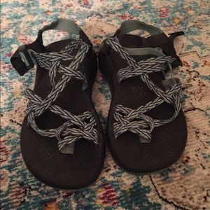 Blue chacos